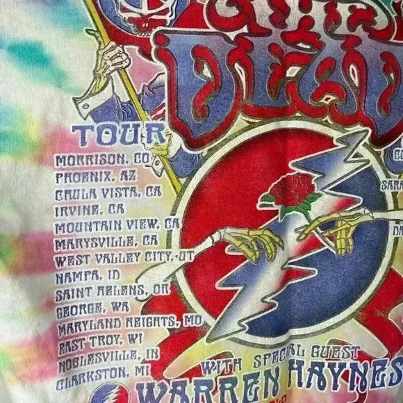 The Dead Wave That Flag 2004 Tie-dye Tour Shirt Size XL - Picture 4 of 7